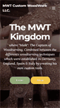 Mobile Screenshot of mwtwoodturning.com